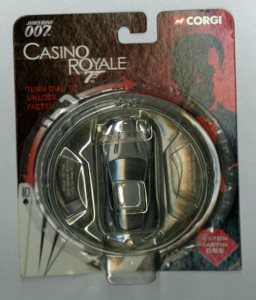 Scale Model: James Bond's 'Casino Royale' Aston Martin DBS in packaging