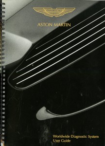 User guide for the Aston Martin Worldwide Diagnostic System, 2001