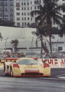 Nimrod racing automobile. 1983 Miami Grand Prix.