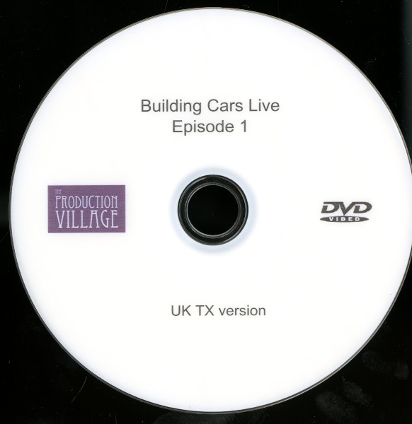 image AMHT-2017-290-013 - DVD - Building Cars Live - Episode One of 'Building Cars Live' with James May