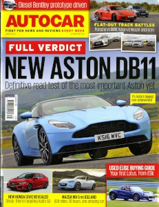 Autocar September 2016 - New Aston DB11