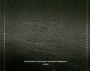 Brochure for the Aston Martin Accessories offered in 2015, Italian version
