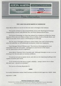 AML/Protech press release September 1989
