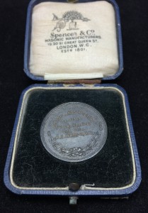 Boxed medal for the 1933 M.C.C. Brooklands Meeting Two Lap Handicap, Awarded to Mort Morris-Goodall