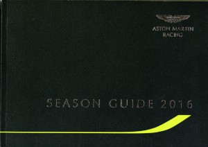 Booklet: Aston Martin Racing - Season Guide 2016