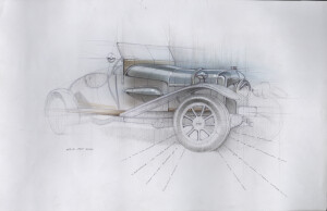 Sketch of A3 by Rev Adam Gompertz