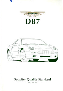 DB7 Supplier Quality Standard assessment form