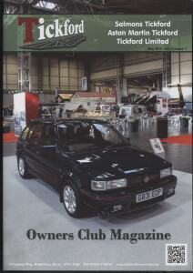 Tickford Owners Club Magazine, May 2019, Vol 22, Issue 1
