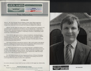Biography of Ray Mallock, Engineering Director of Protech, 1989