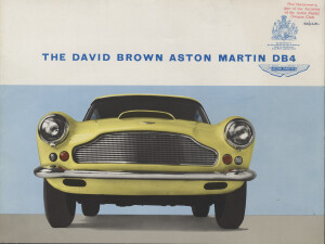 Sales brochure for the David Brown Aston Martin DB4