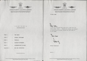 Le Mans 'Raid' event information, 1989