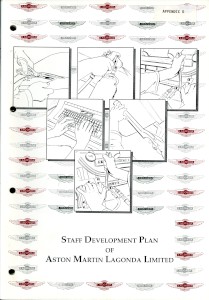 Aston Martin Lagonda Staff development Plan Booklet