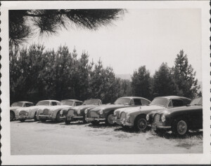 Photograph of Feltham cars, AMOC event USA 1960s