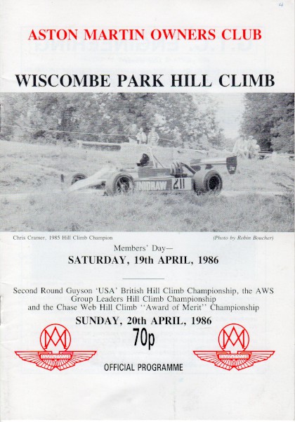 image Race Programme Cover