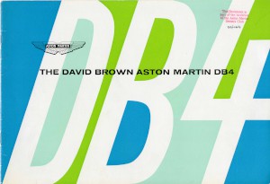 brochure for the David Brown Aston Martin DB4, from 1963