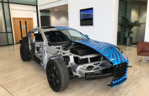 LOAN RETURNED. 2019 Rapide E Cutaway.  Debuted in Shanghai April 2019, first of the proposed Aston Martin Battery Electric Vehicles (BEV)
