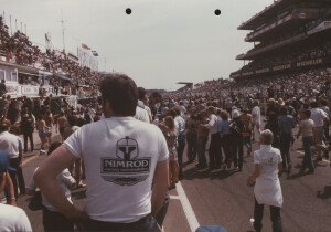Photograph of Le Mans crowd, 1982