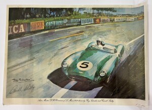 Limited Edition signed print of DBR1 at Le Mans 1959
