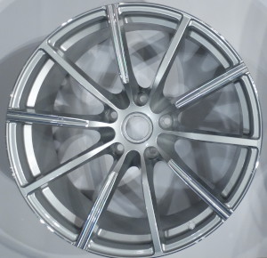 Grey Single Spoke wheel hubs for the Aston Martin Vantage