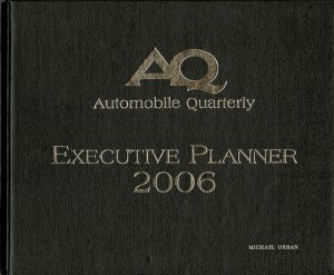 Automobile Quarterly, Executive Planner (Diary) 2006