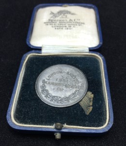 Boxed medal for the 1931 M.C.C. London to Exeter Rally, Awarded to Mort Morris-Goodall