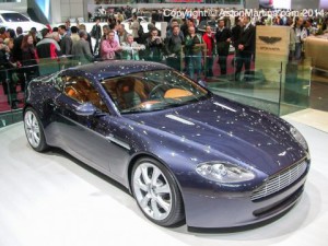 Aston Martin V8 Vantage Concept, shown on display at the Detroit Motor Show, 2003 