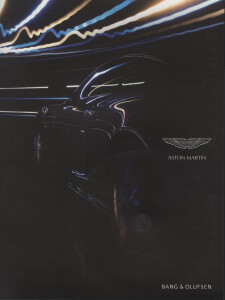 Bang and Olufsen Aston Martin Sound System brochure