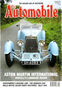 Magazine Article - The Automobile, February 2011 - 'Aston Martin International, Bertelli's Landmark Design'