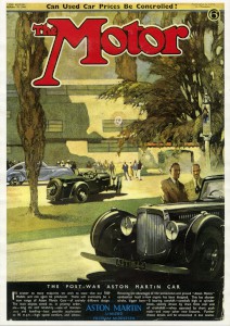 Poster: 'The Motor' magazine front cover, October 25th., 1944.