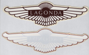 Window Cling and Sticker of Lagonda logo